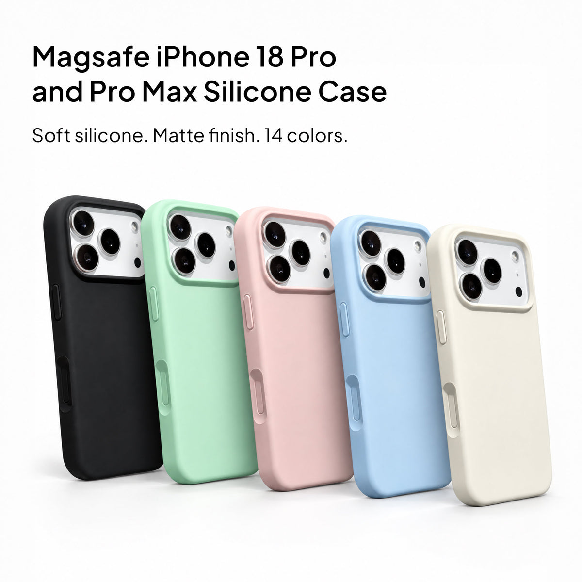 Magsafe iPhone 18 Pro and Pro Max Silicone Case