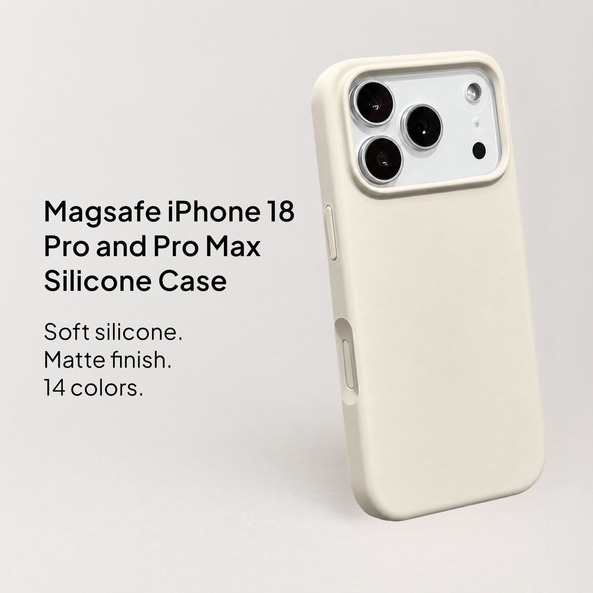 Magsafe iPhone 18 Pro and Pro Max Silicone Case