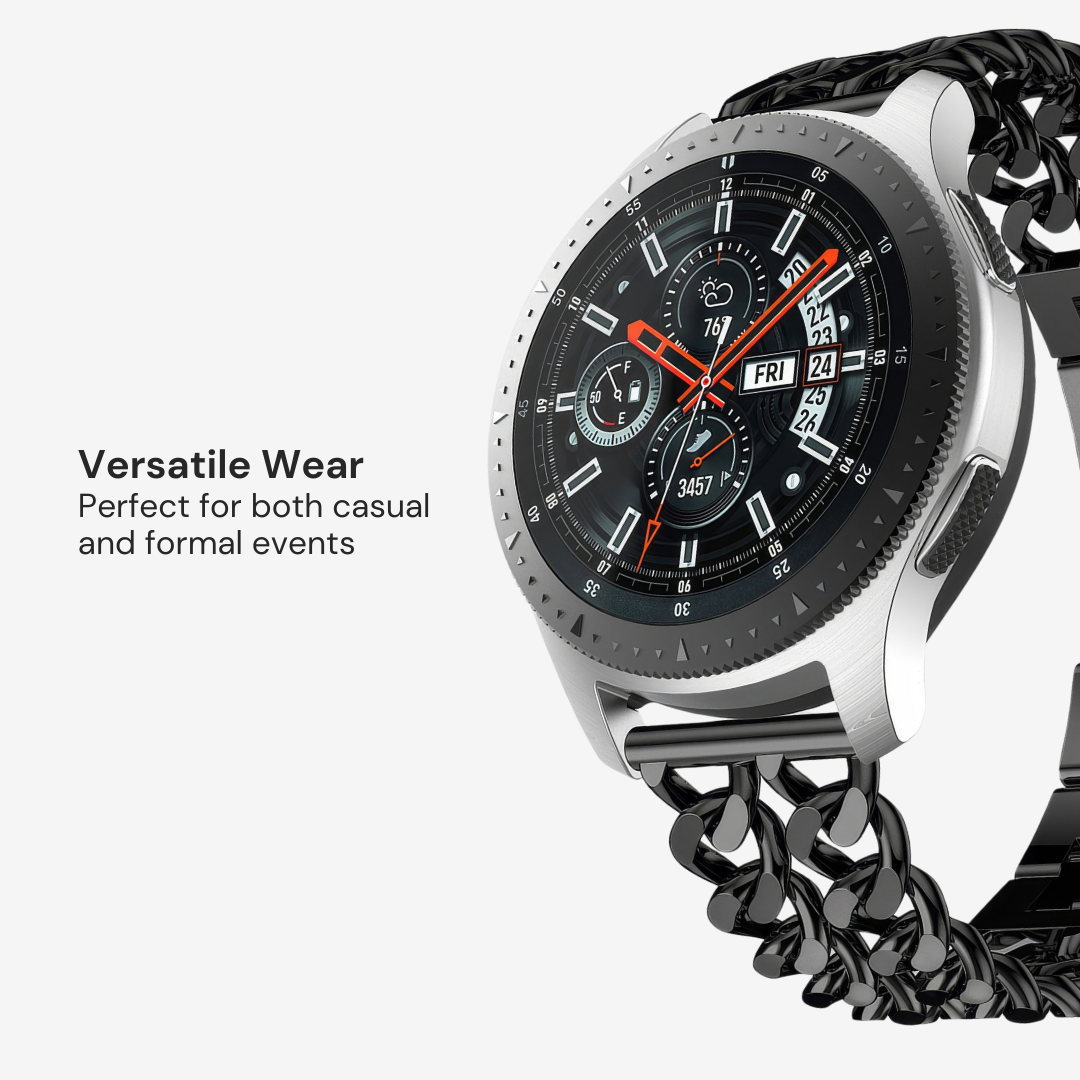 Stainless Steel Chain Link Strap for Samsung Watch
