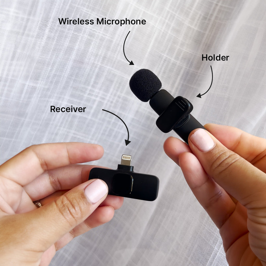 Pocketpro Mini Wireless Mic For Creators Bluebolt Chargers 8713