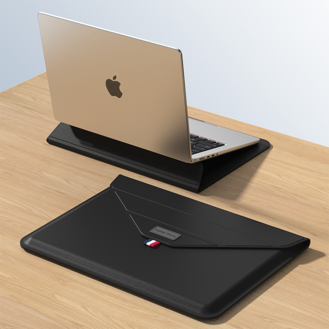 UltraSlim Laptop Sleeve with Triangle Support Stand