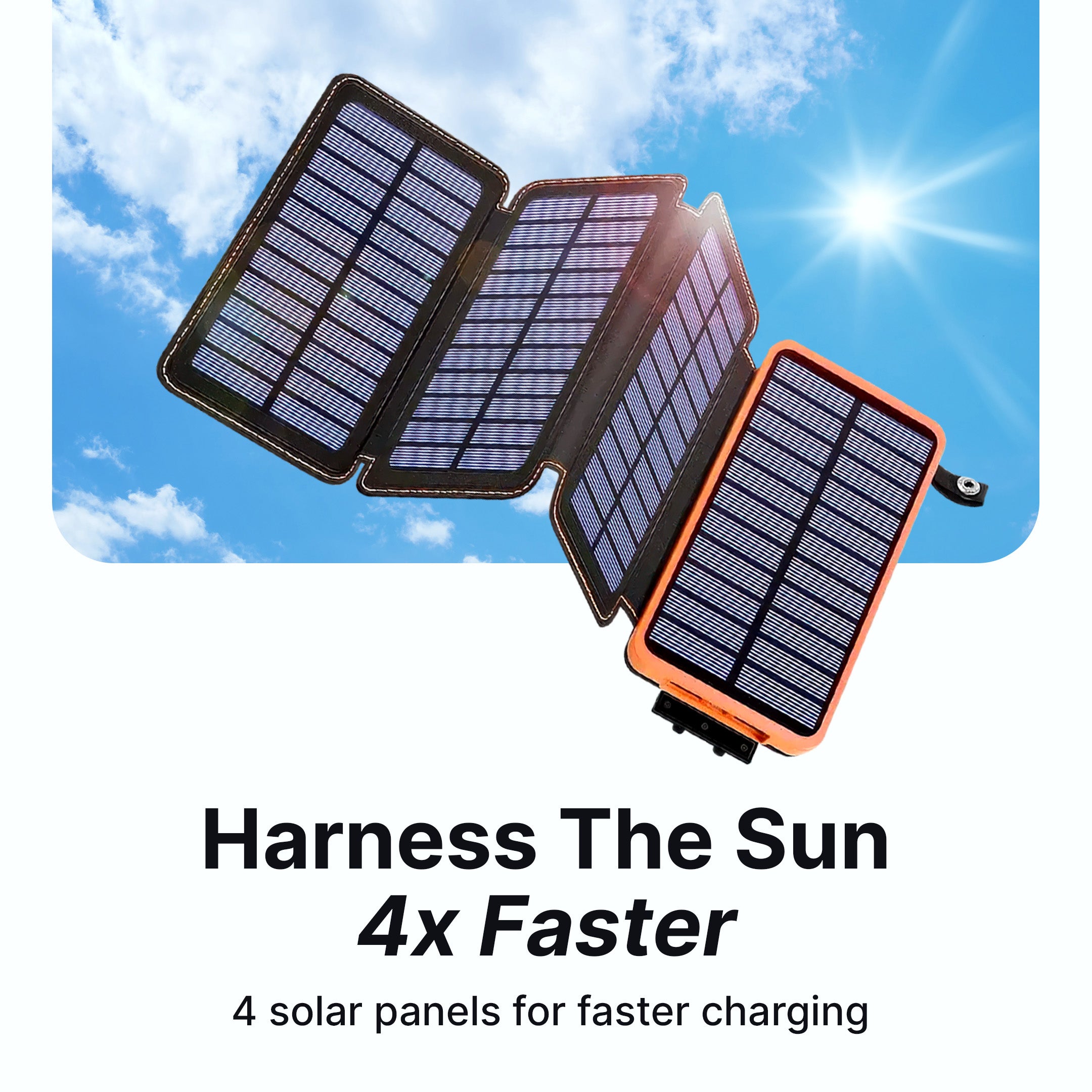 SolaBank Fold Wireless Charging Powerbank 10000mAh