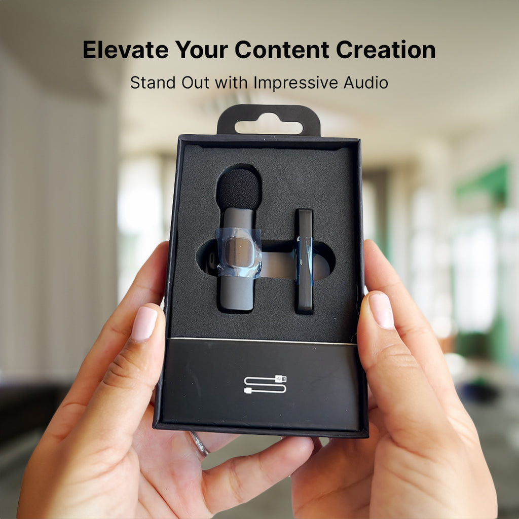 PocketPro Mini Wireless Mic for Creators – BlueBolt Chargers