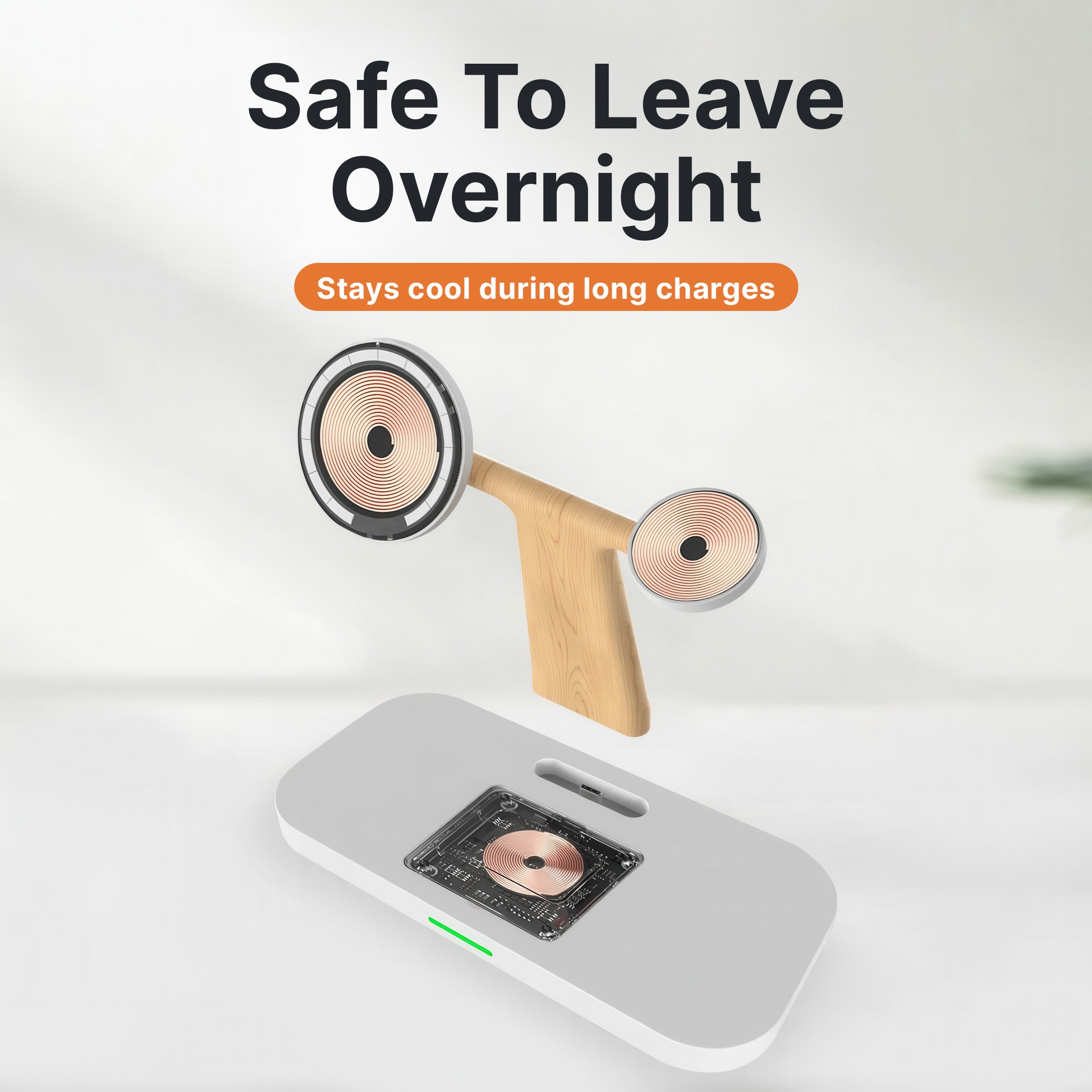 3-in-1 MagSafe Wireless Charger with Night Lamp