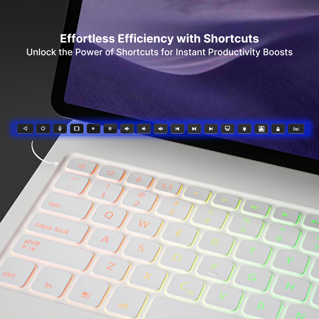 Astro - Wireless Keyboard Case with TouchPad for Samsung Tab 12.4" & 11"