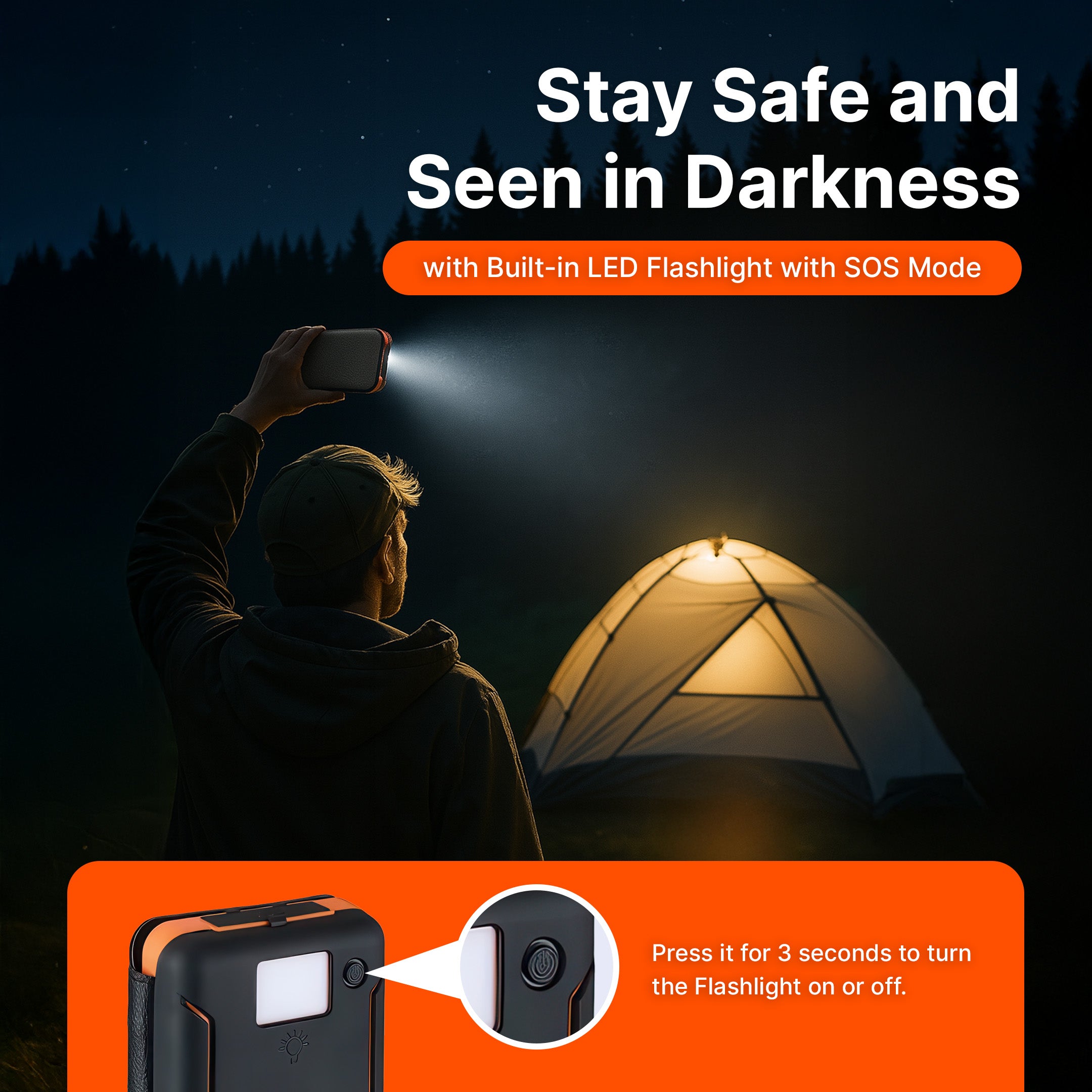 SolaBank Fold Wireless Charging Powerbank 10000mAh