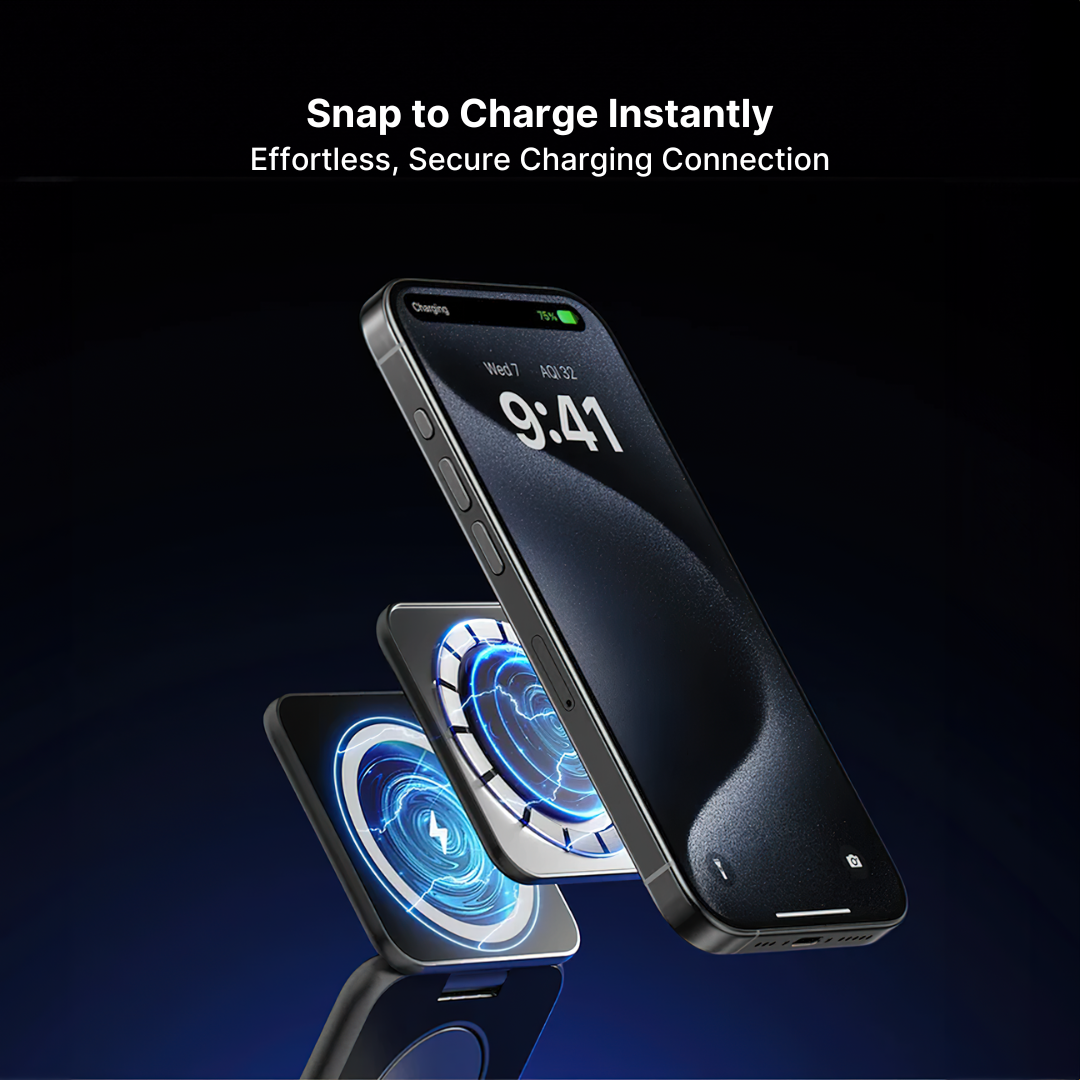Trio 3-in-1 Foldable Wireless Charging Station