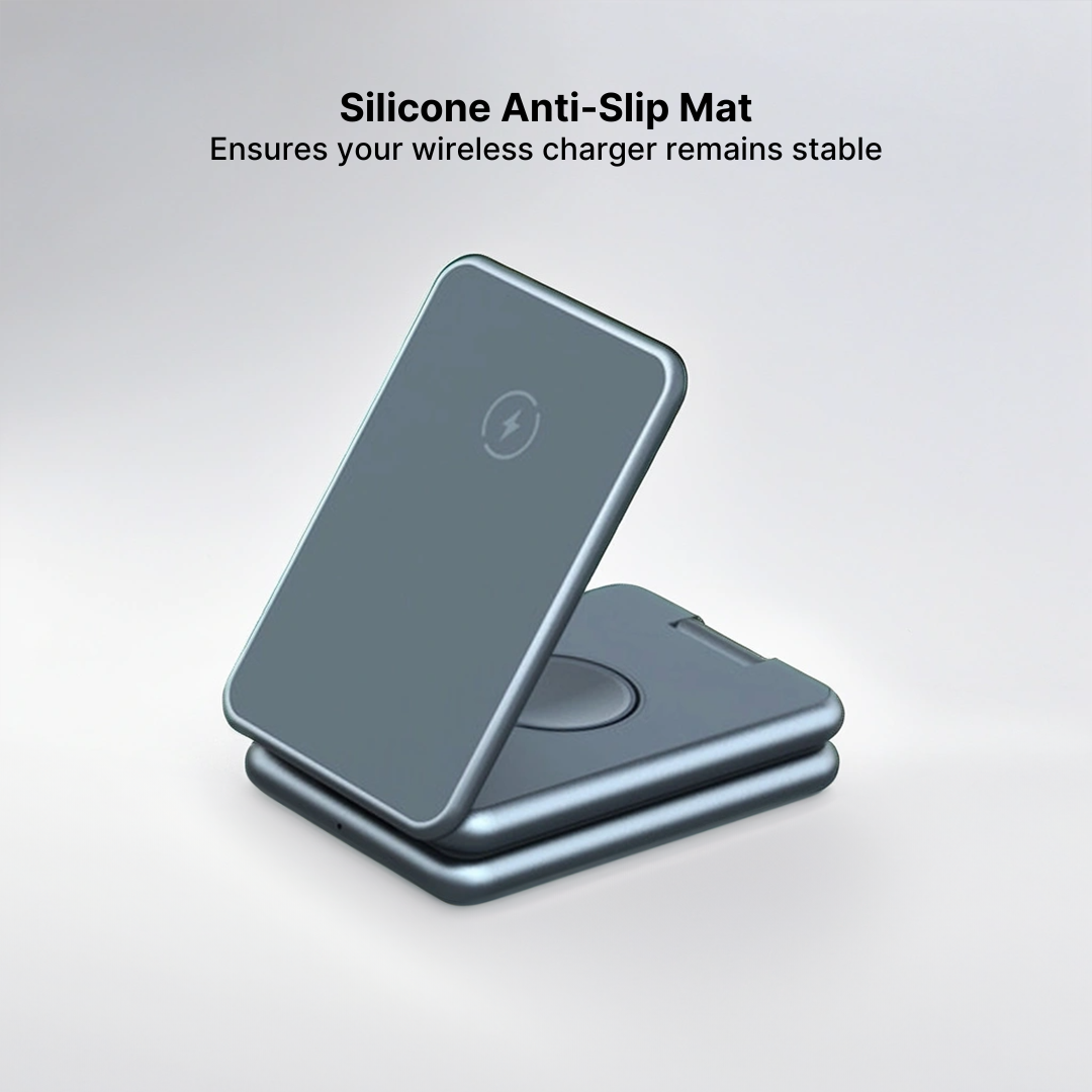 MagFold Pro 3-in-1 Aluminum Wireless Charging Stand