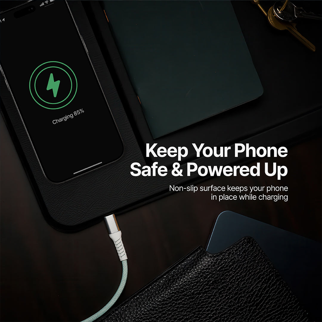 AuraHub Wireless iPhone Charger & Organizer