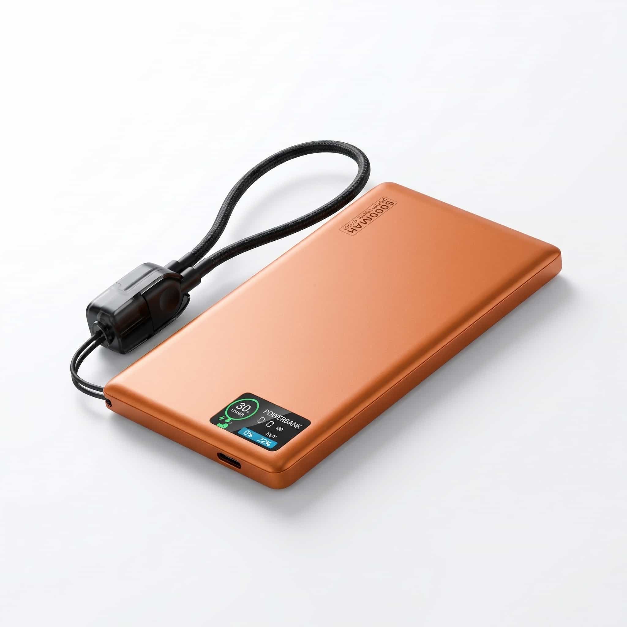 22.5W Ultra Slim Q2 Power Bank with Display