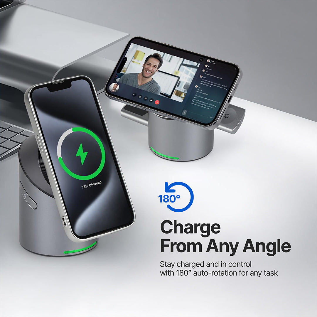 Halo MagSafe 3 in 1 Wireless Charging Station Qi2