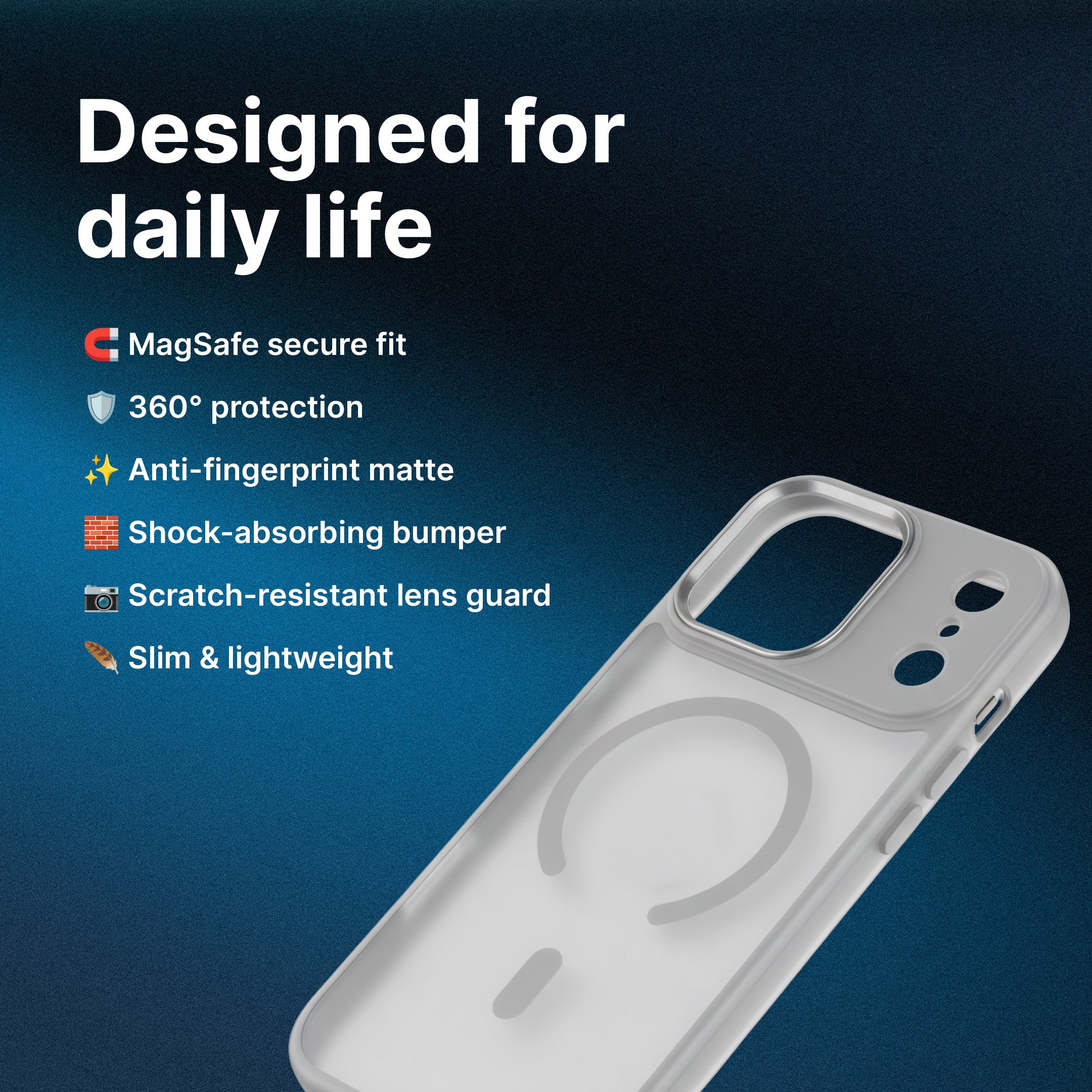 Matte MagSafe Compatible iPhone 17 Case