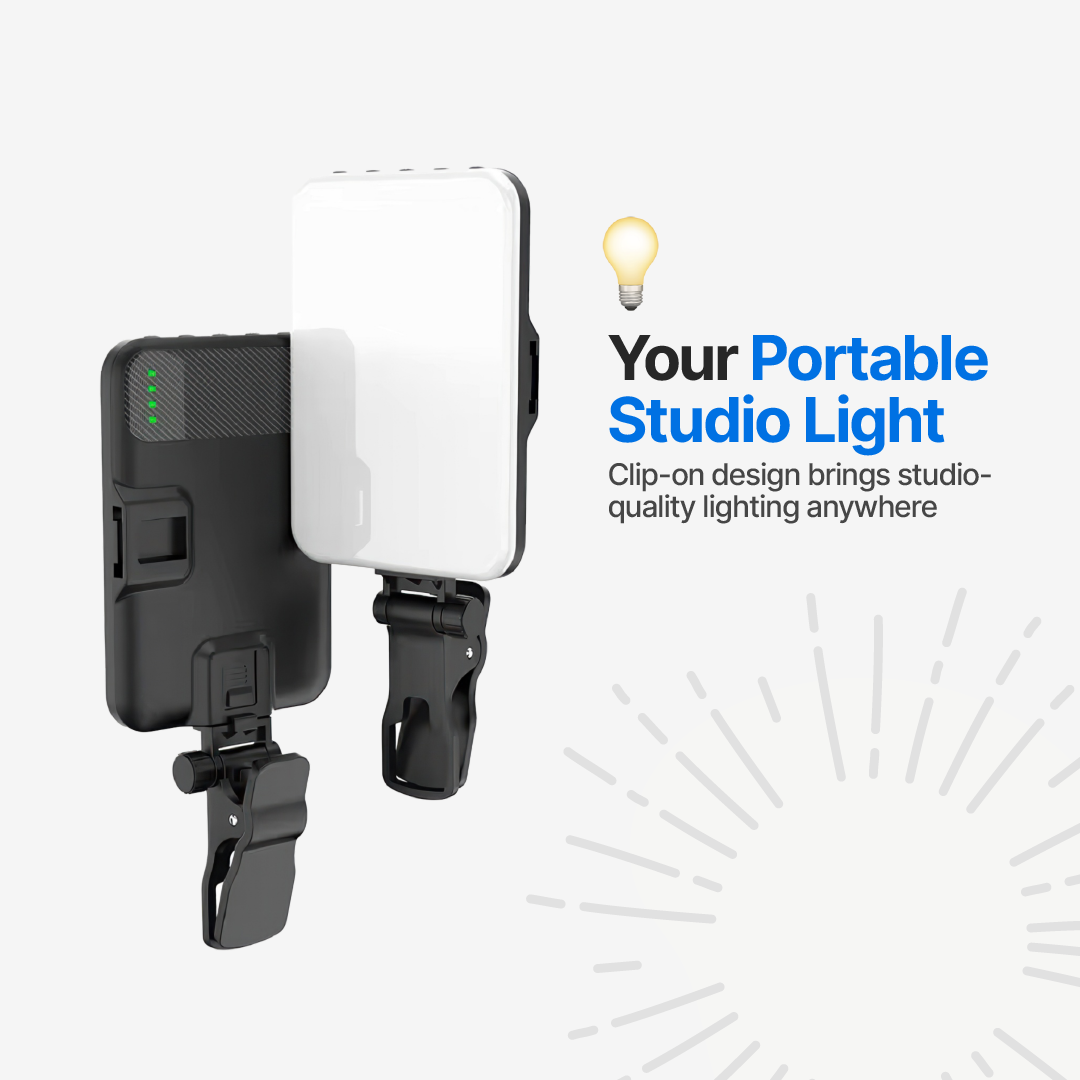 Portable Selfie Light with 7 Modes Brightness