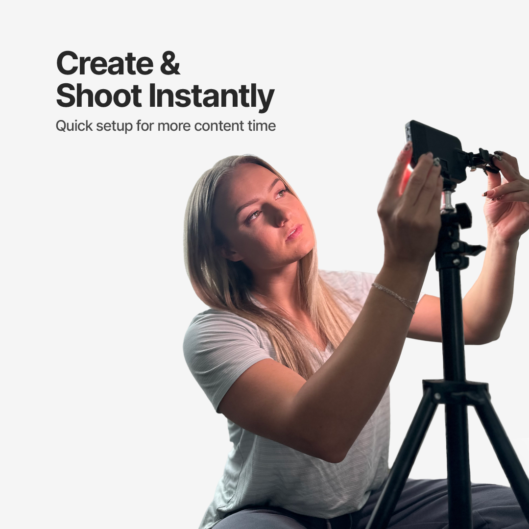 Portable Selfie Light with 7 Modes Brightness