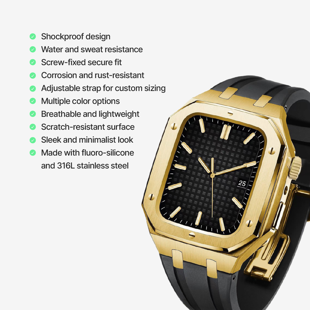 Riviera Premium Apple Watch Band & Case