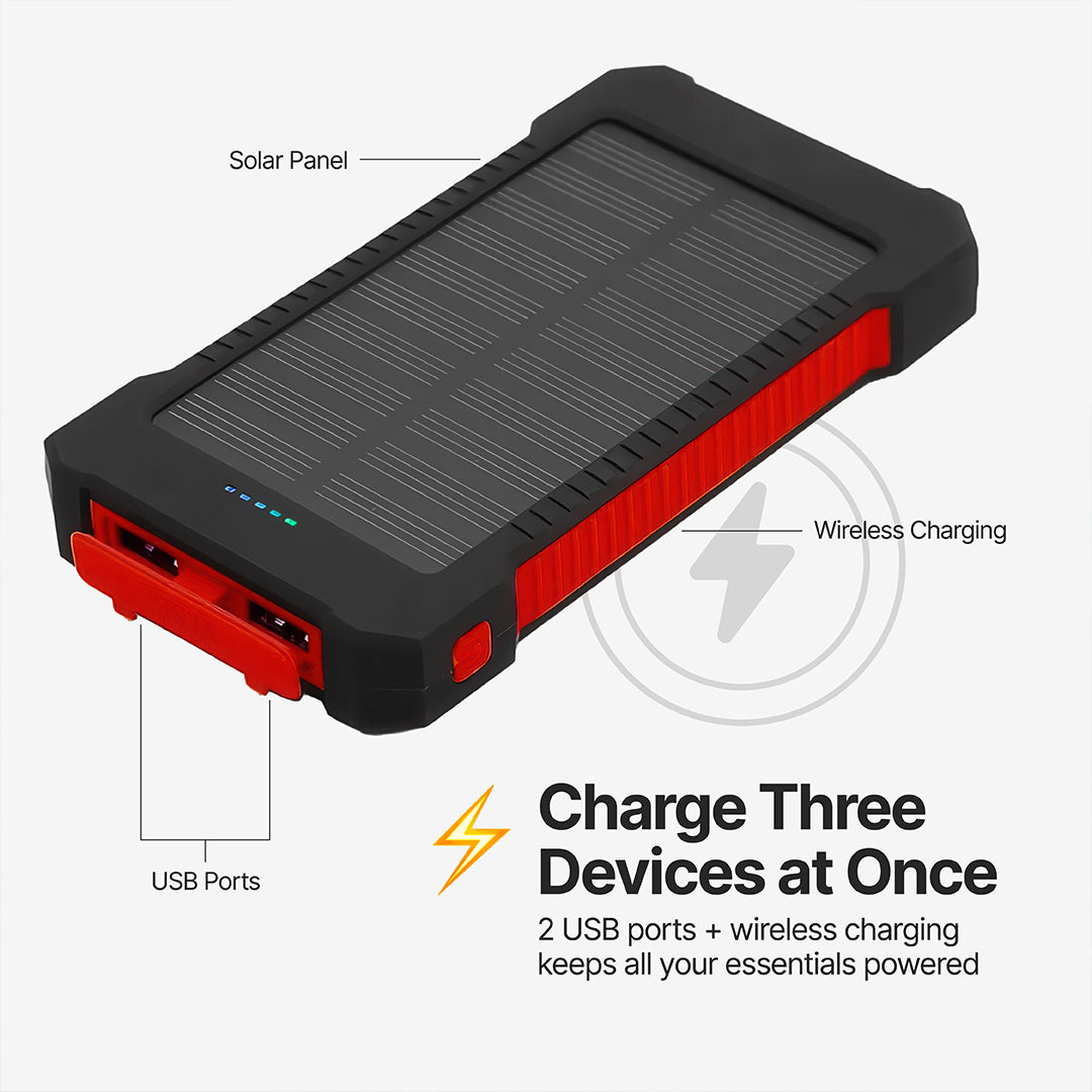 SolaBank Wireless Charging Powerbank 10000mAh
