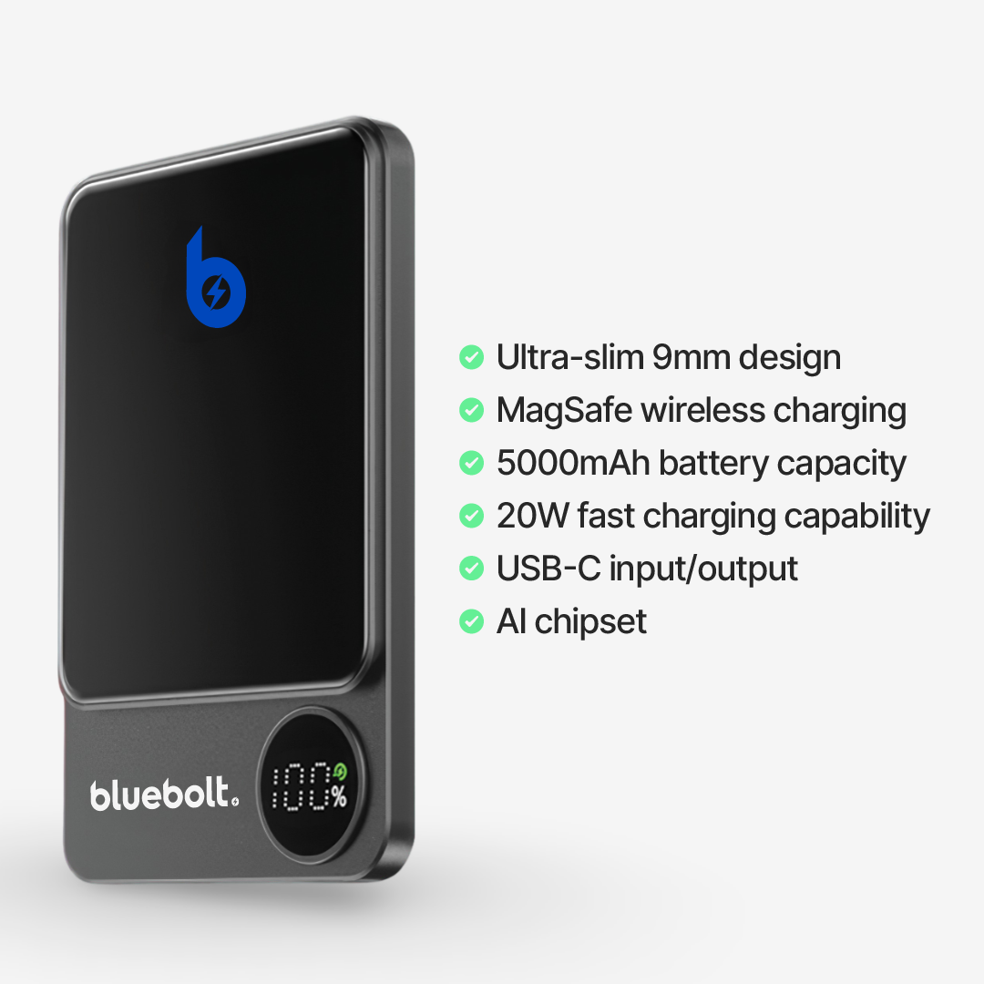Ultra Thin Power Bank 20W Wireless Charging BlueBolt Chargers