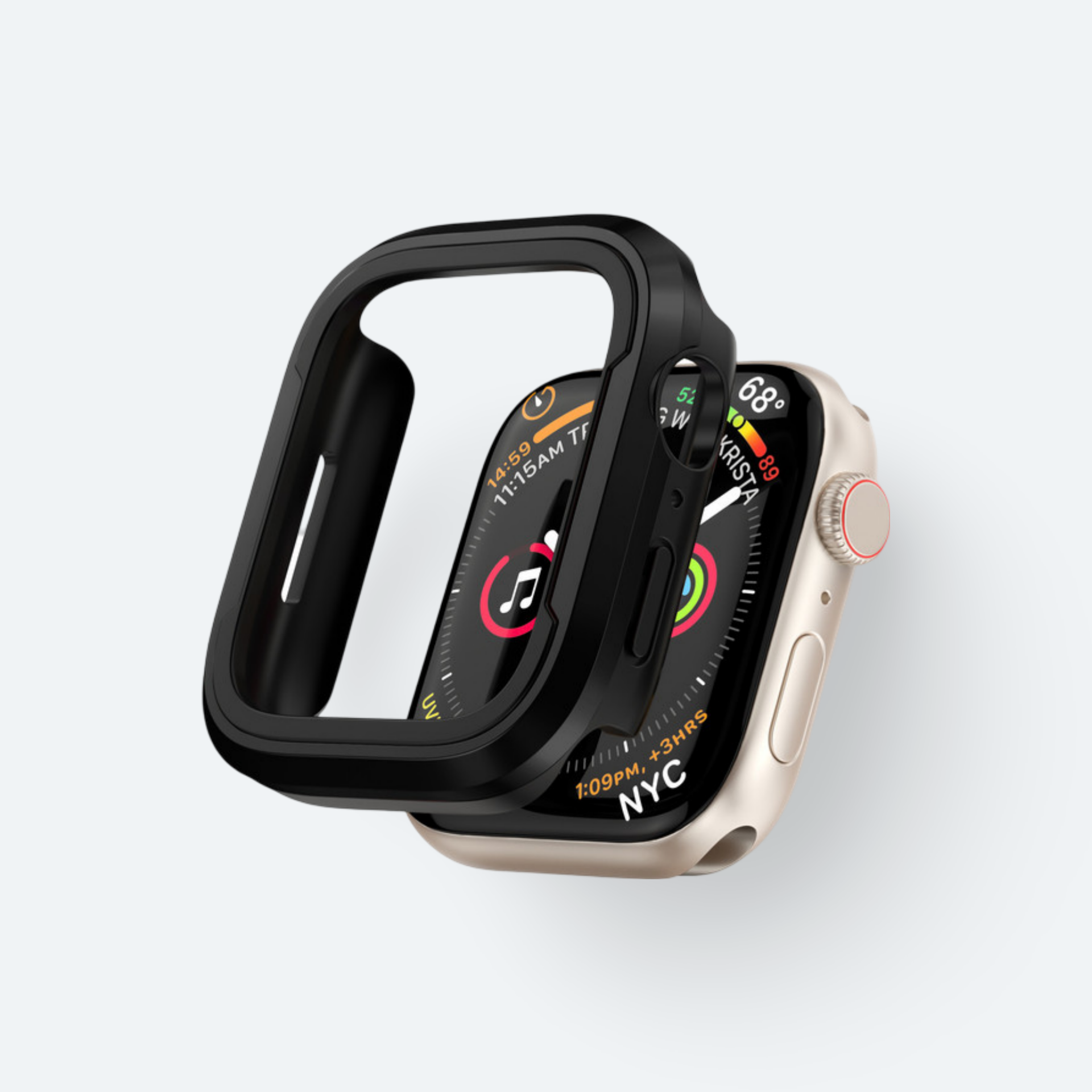 Scratch Protective Metal Case for Apple Watch