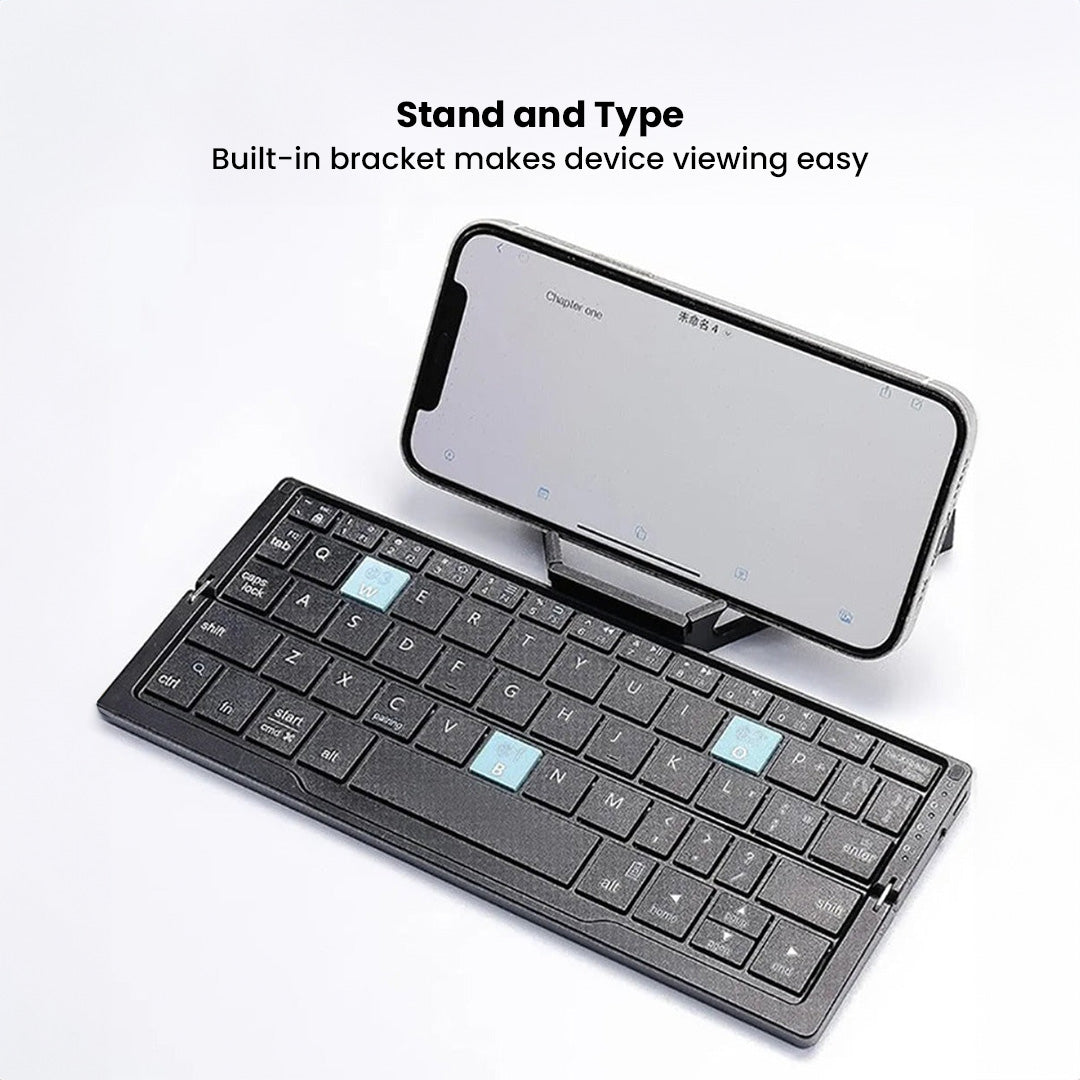 UltraFold Mini Ergonomic Wireless Keyboard with Bluetooth