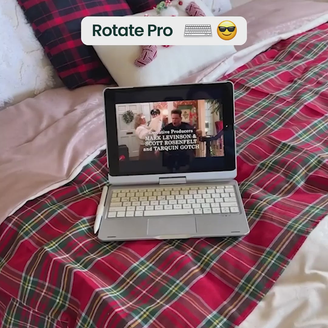 Rotate Pro Wireless Keyboard Case for iPad