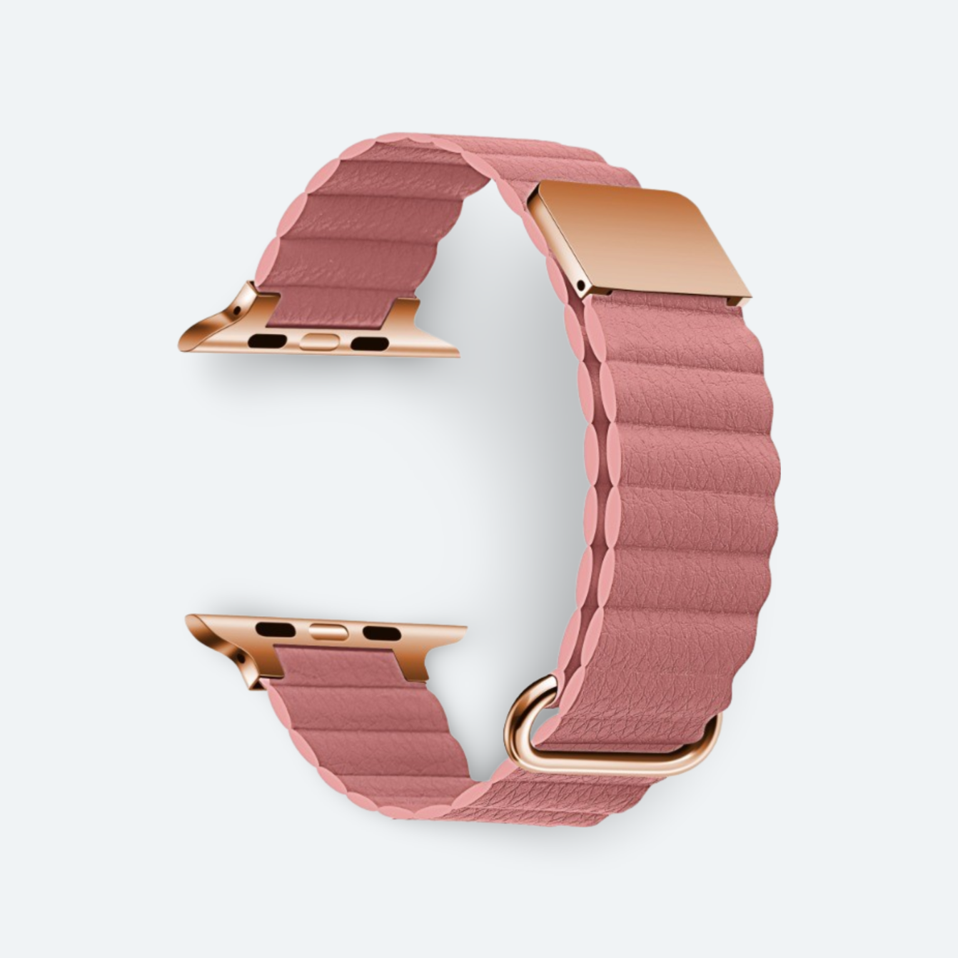 Magnetic Leather Apple Watch Strap